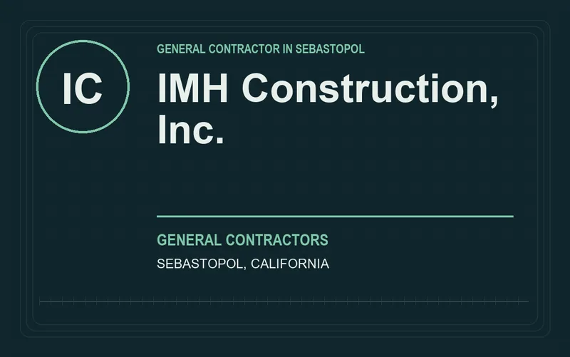 IMH Construction, Inc. in Sebastopol, California