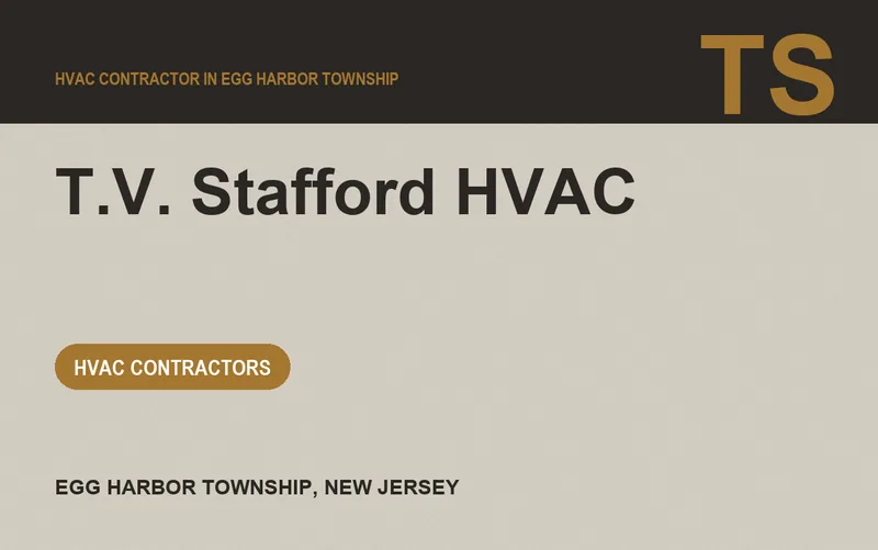 T.V. Stafford HVAC in Egg Harbor Township, New Jersey