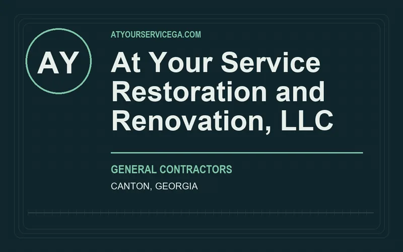 At Your Service Restoration and Renovation, LLC in Canton, Georgia