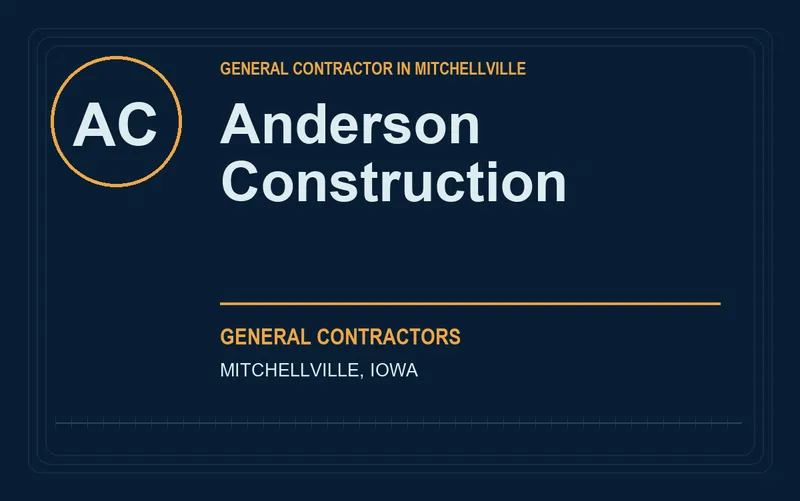 Anderson Construction in Mitchellville, Iowa