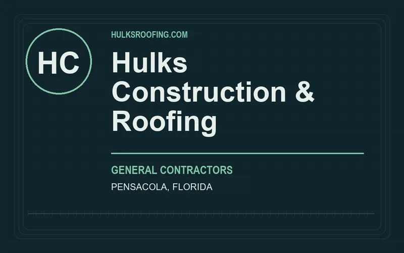 Hulks Construction & Roofing in Pensacola, Florida