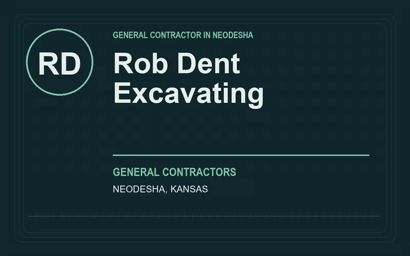 Rob Dent Excavating in Neodesha, Kansas
