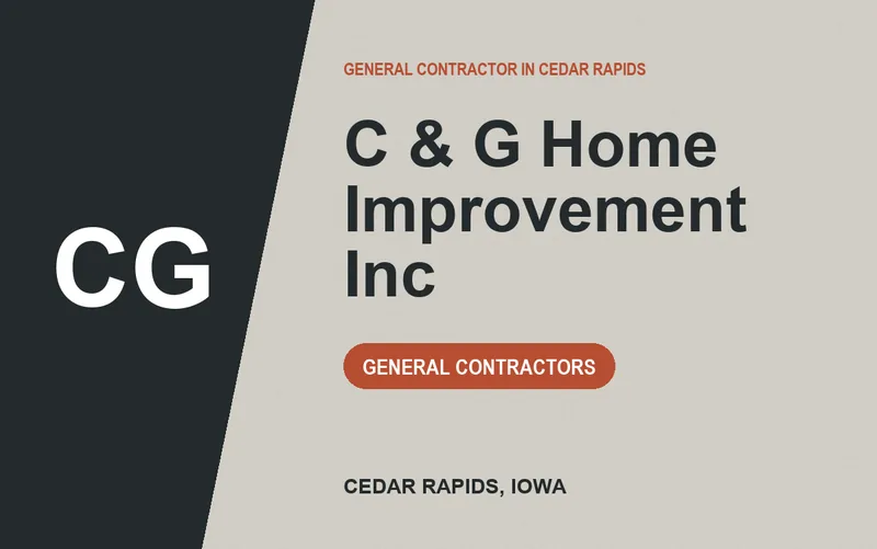 C & G Home Improvement Inc in Cedar Rapids, Iowa