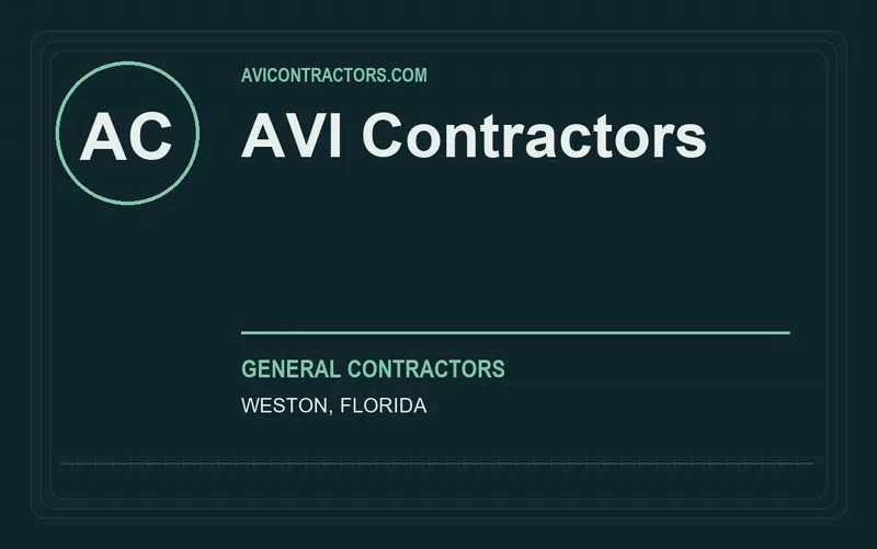 AVI Contractors in Weston, Florida