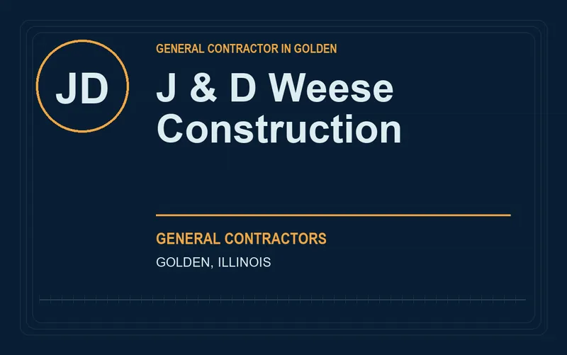 J & D Weese Construction in Golden, Illinois