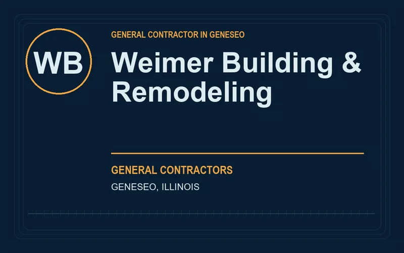 Weimer Building & Remodeling in Geneseo, Illinois
