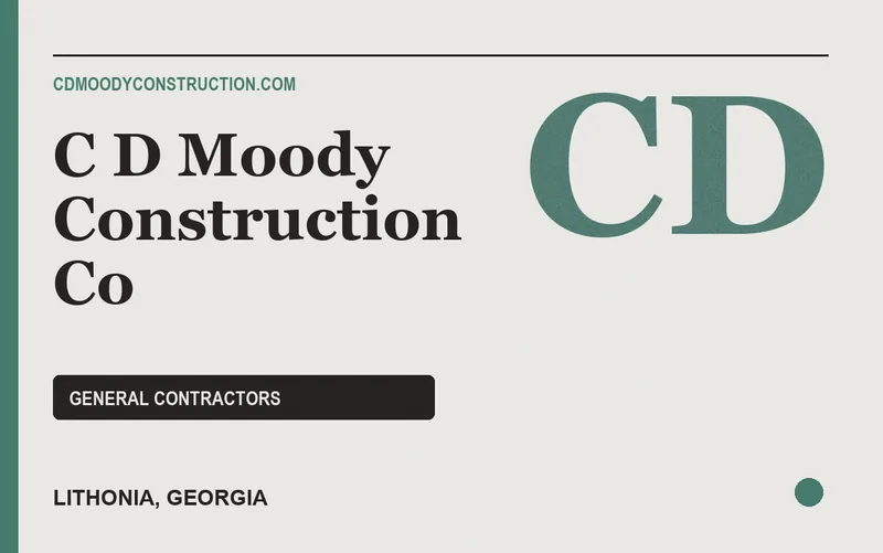 C D Moody Construction Co in Lithonia, Georgia