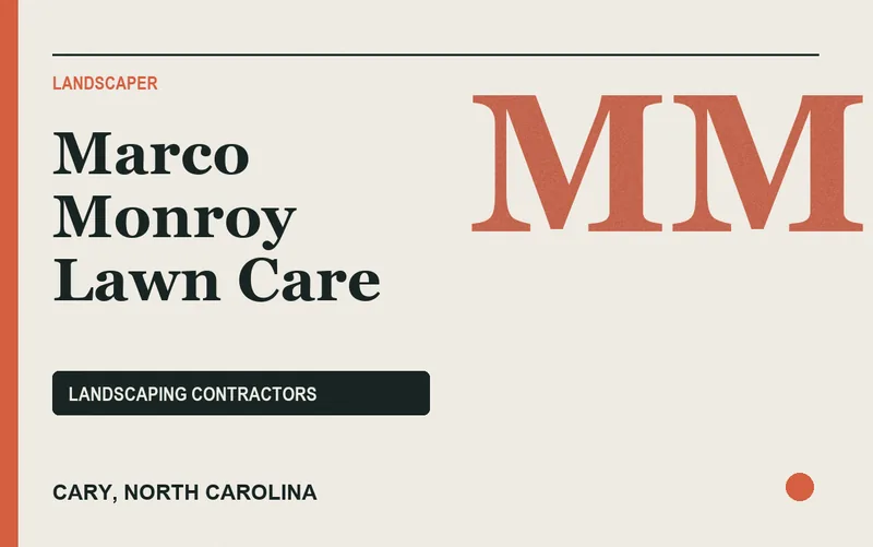 Marco Monroy Lawn Care in Cary, North Carolina