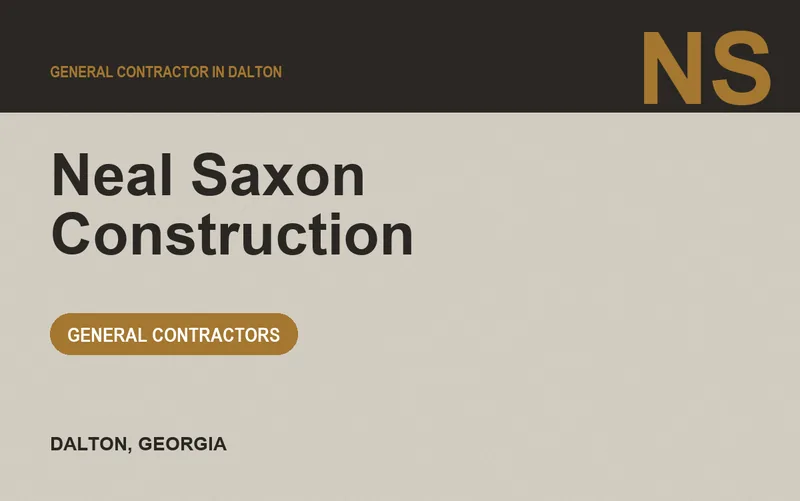 Neal Saxon Construction in Dalton, Georgia
