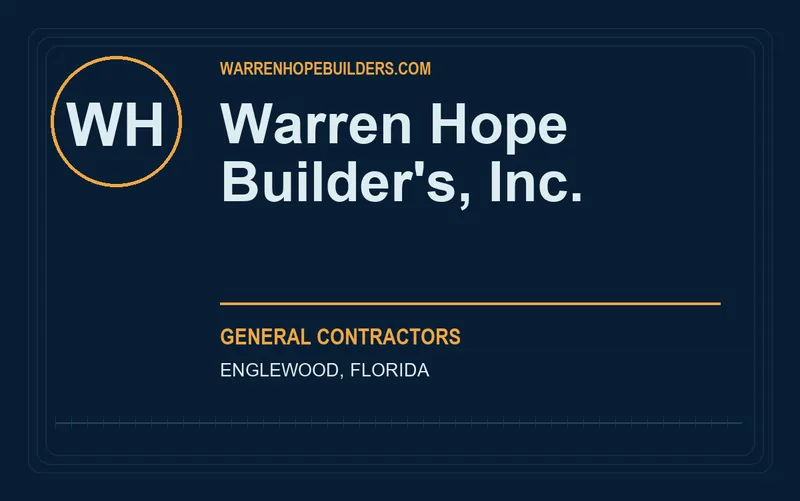 Warren Hope Builder's, Inc. in Englewood, Florida