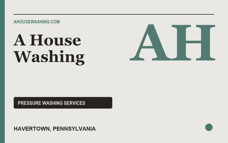 A House Washing in Havertown, Pennsylvania