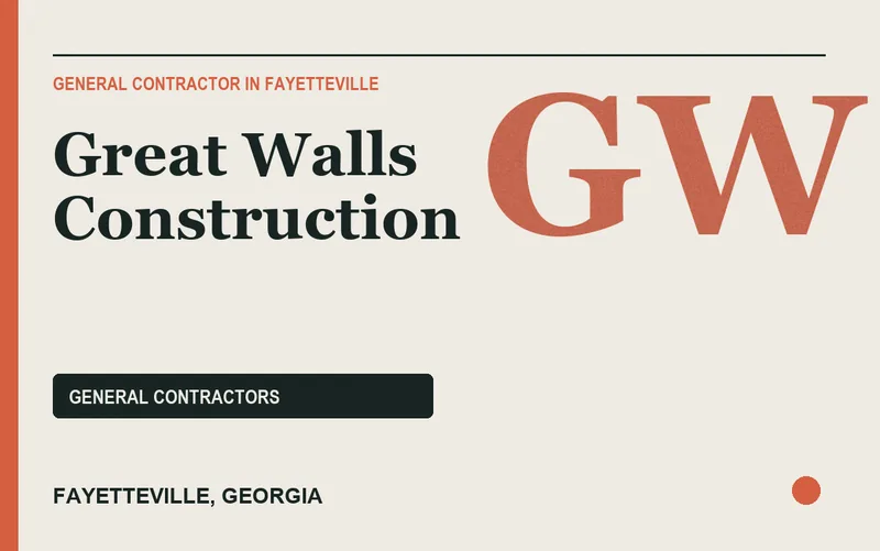 Great Walls Construction in Fayetteville, Georgia