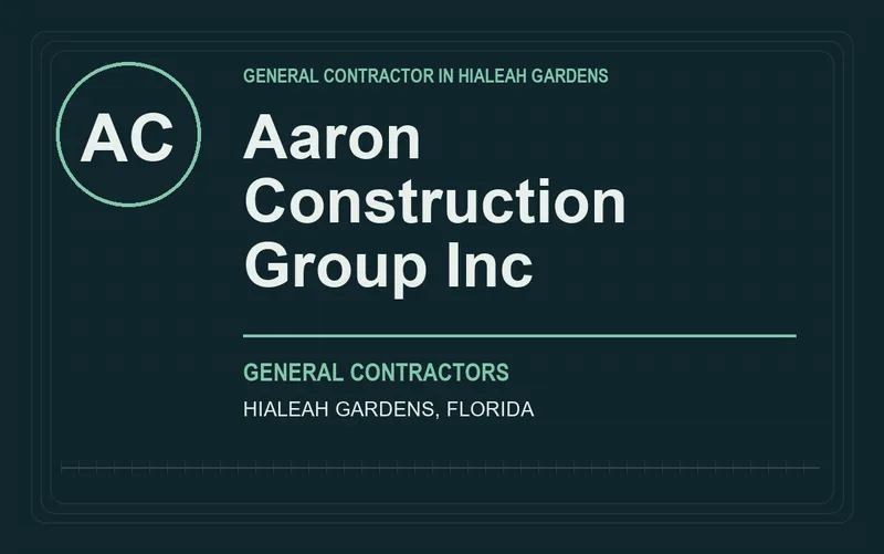 Aaron Construction Group Inc in Hialeah Gardens, Florida