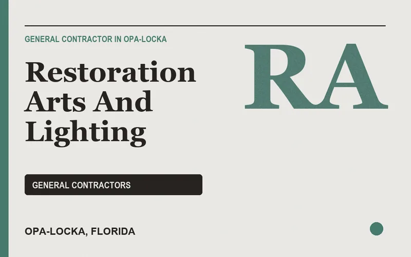Restoration Arts And Lighting in Opa-locka, Florida