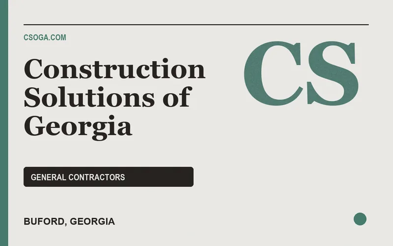 Construction Solutions of Georgia in Buford, Georgia