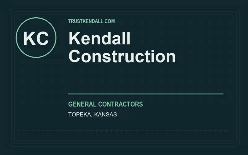 Kendall Construction in Topeka, Kansas
