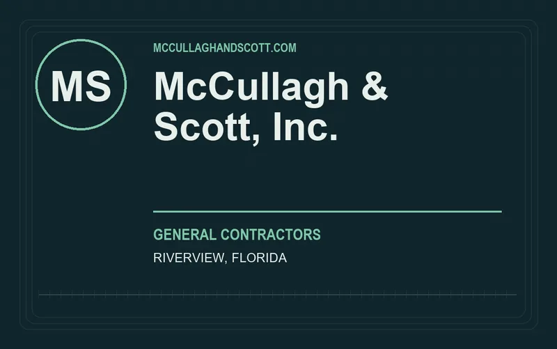 McCullagh & Scott, Inc. in Riverview, Florida