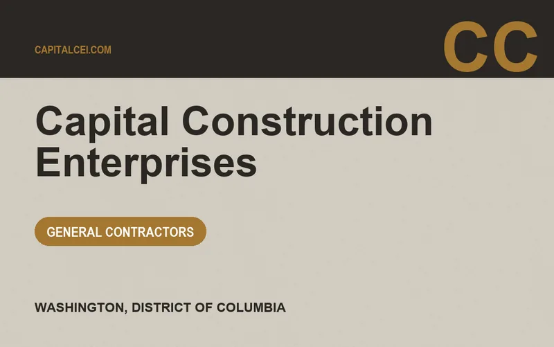 Capital Construction Enterprises in Washington, District of Columbia