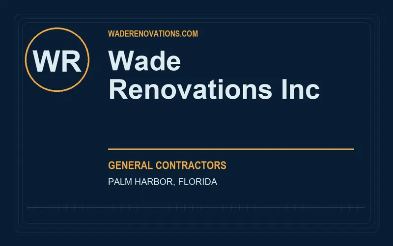 Wade Renovations Inc in Palm Harbor, Florida