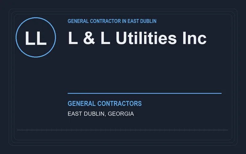 L & L Utilities Inc in East Dublin, Georgia