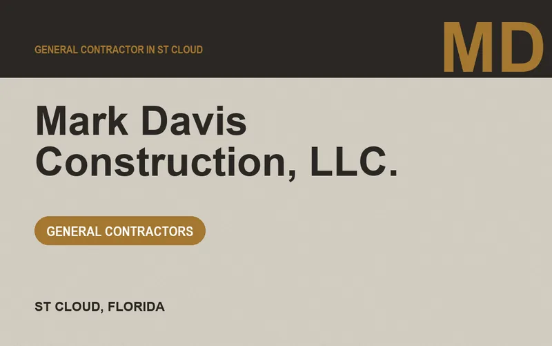 Mark Davis Construction, LLC. in St Cloud, Florida
