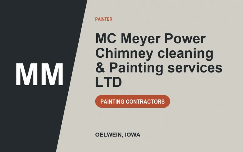 MC Meyer Power Chimney cleaning & Painting services LTD in Oelwein, Iowa