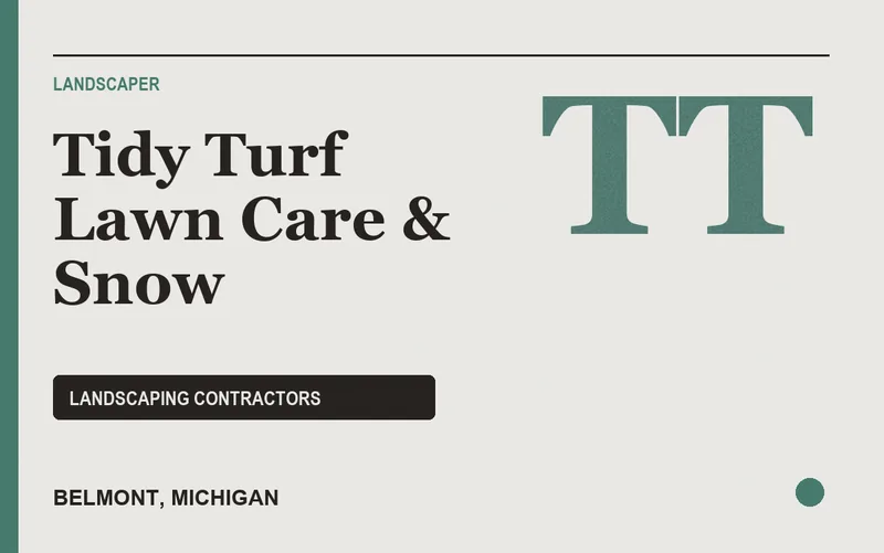 Tidy Turf Lawn Care & Snow in Belmont, Michigan