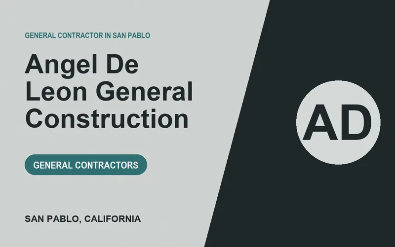 Angel De Leon General Construction in San Pablo, California