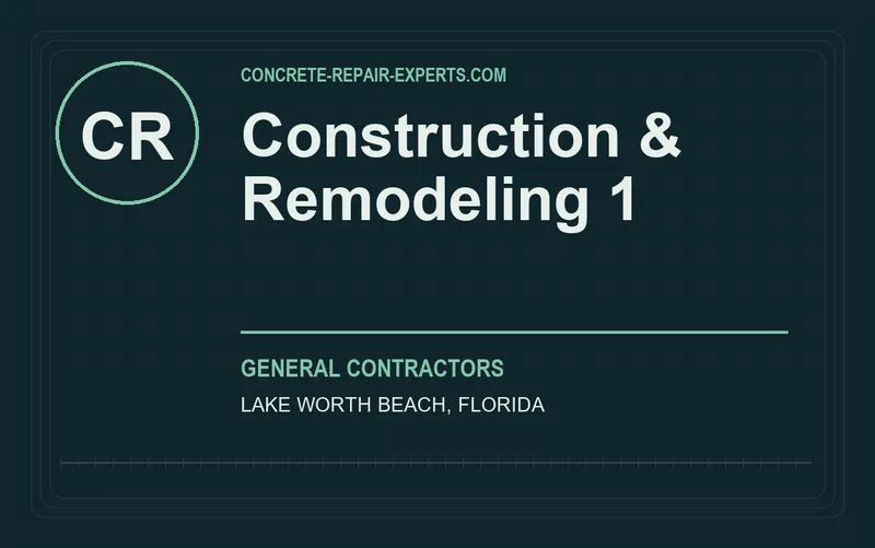 CONSTRUCTION & REMODELING 1 in Lake Worth Beach, Florida