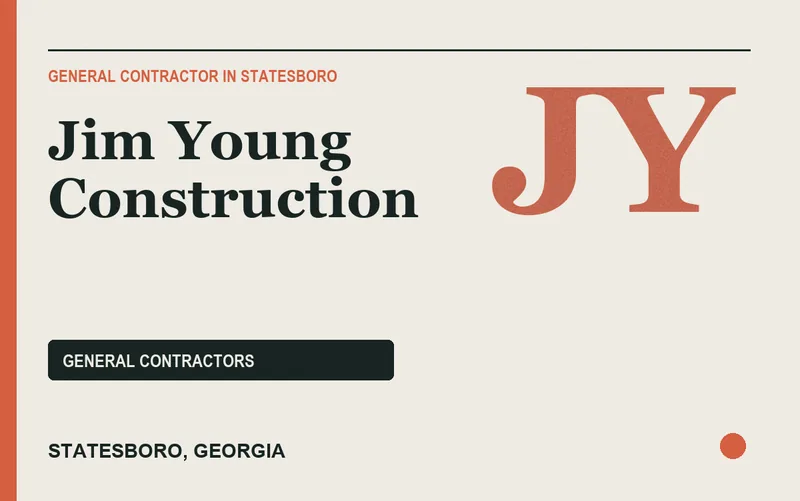 Jim Young Construction in Statesboro, Georgia
