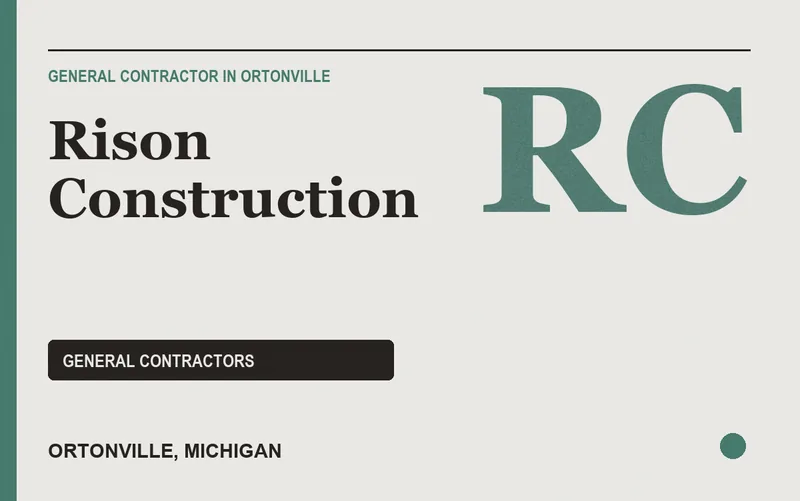Rison Construction in Ortonville, Michigan