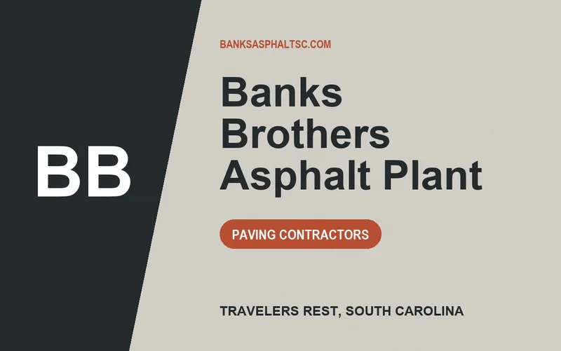 Banks Brothers Asphalt Plant in Travelers Rest, South Carolina