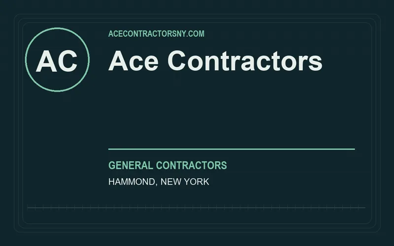 Ace Contractors in Hammond, New York
