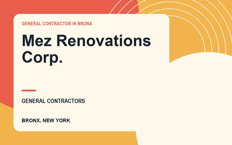 MEZ RENOVATIONS CORP. in Bronx, New York
