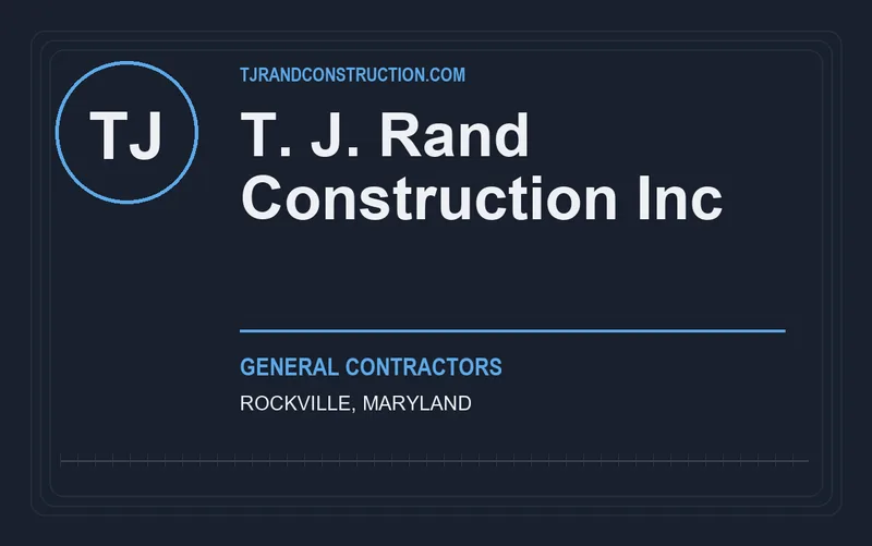 T. J. Rand Construction Inc in Rockville, Maryland