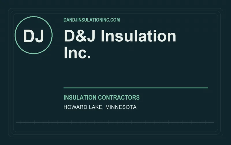 D&J Insulation Inc. in Howard Lake, Minnesota