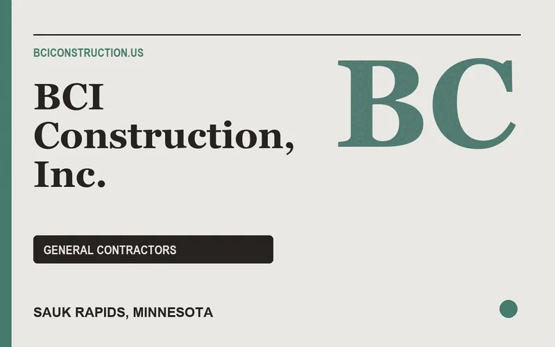 BCI Construction, Inc. in Sauk Rapids, Minnesota