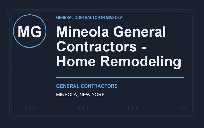 Mineola General Contractors - Home Remodeling in Mineola, New York