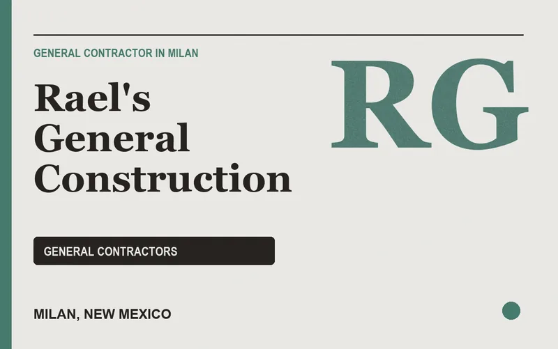 Rael's General Construction in Milan, New Mexico
