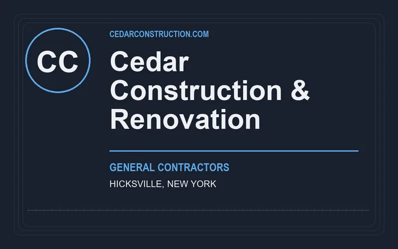 Cedar Construction & Renovation in Hicksville, New York