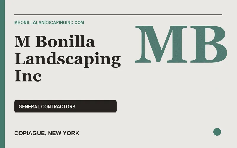 M Bonilla Landscaping Inc in Copiague, New York