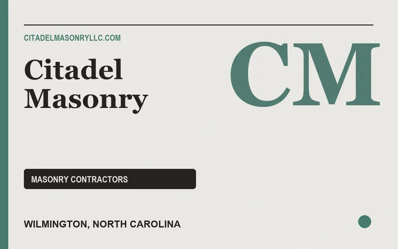 Citadel Masonry in Wilmington, North Carolina