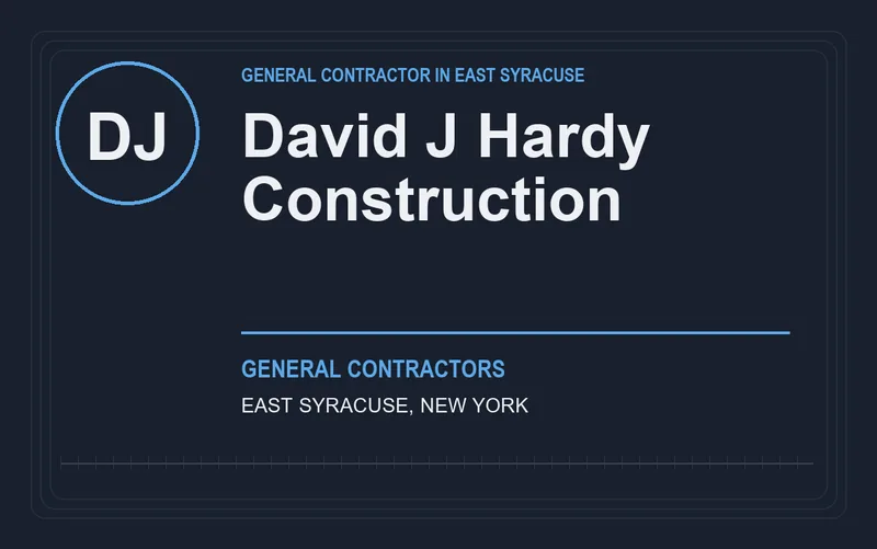 David J Hardy Construction in East Syracuse, New York