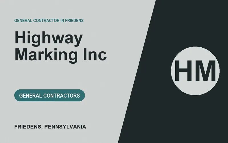 Highway Marking Inc in Friedens, Pennsylvania