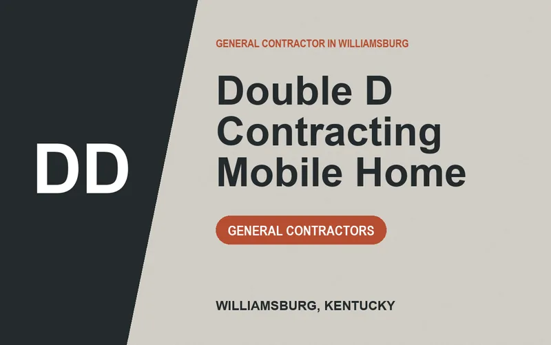 Double D Contracting Mobile Home in Williamsburg, Kentucky