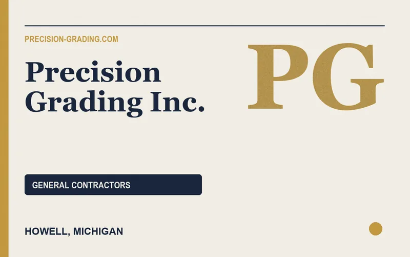 Precision Grading Inc. in Howell, Michigan