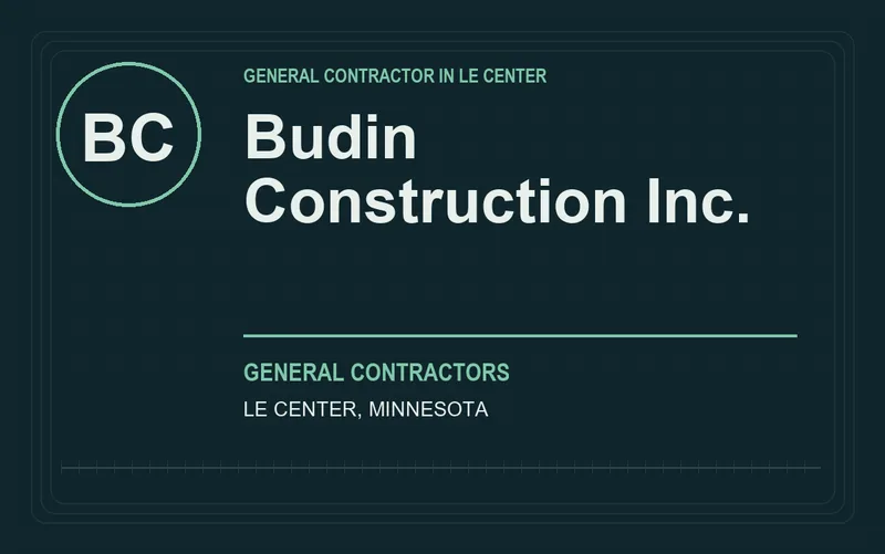 Budin Construction Inc. in Le Center, Minnesota