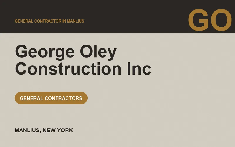 George Oley Construction Inc in Manlius, New York