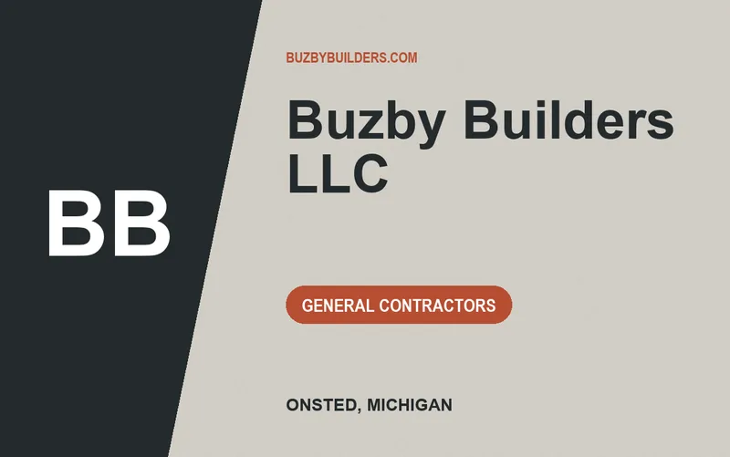 Buzby Builders LLC in Onsted, Michigan