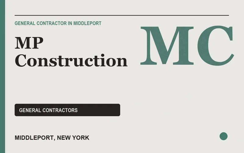 MP Construction in Middleport, New York